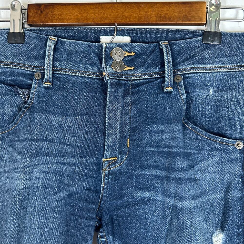 Hudson Colin Flap Skinny Jeans, Sz 29, Cut 13066-00